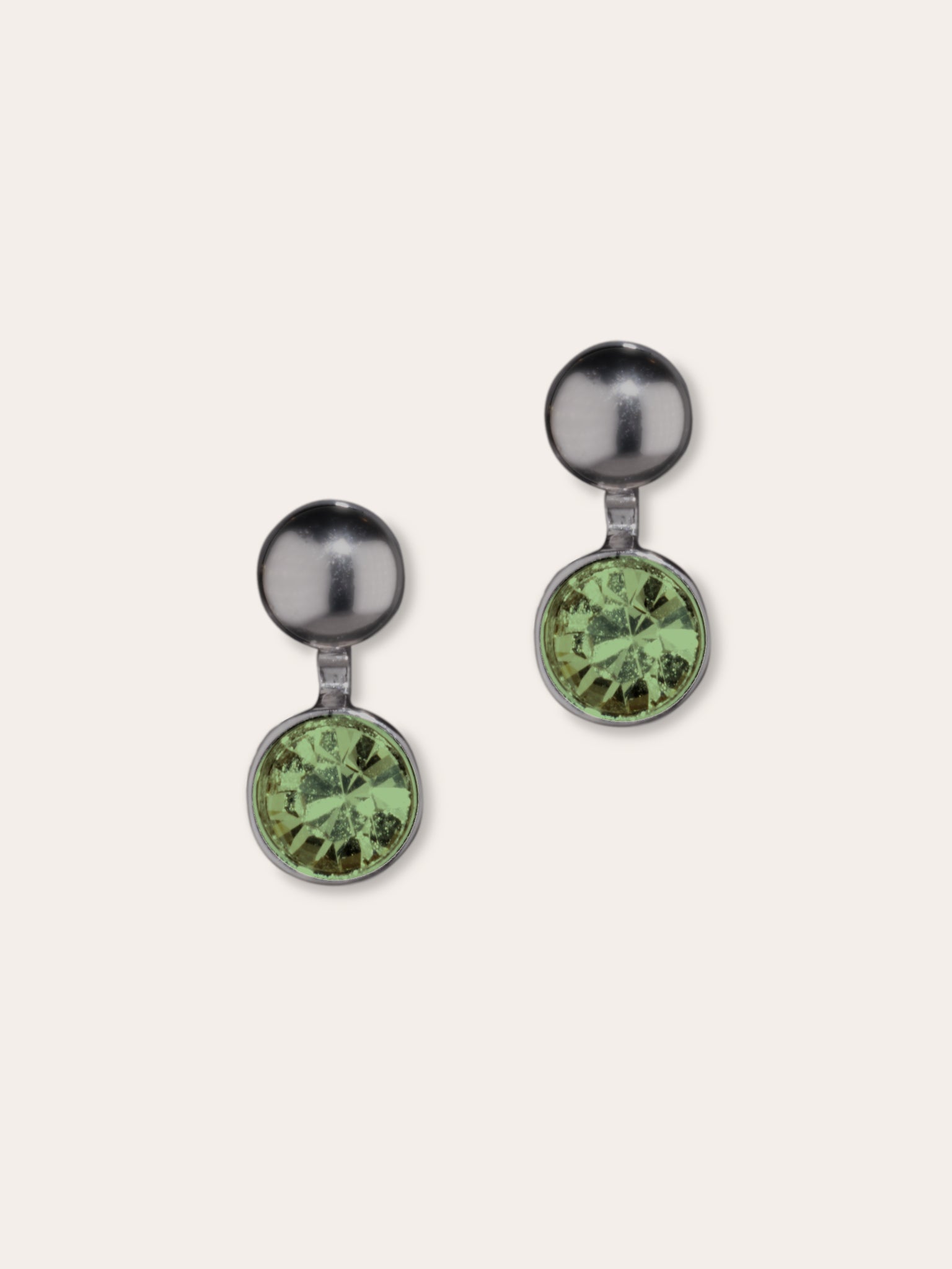 Boucles d’oreilles en cristal d’Autriche et acier inoxydable – Polare