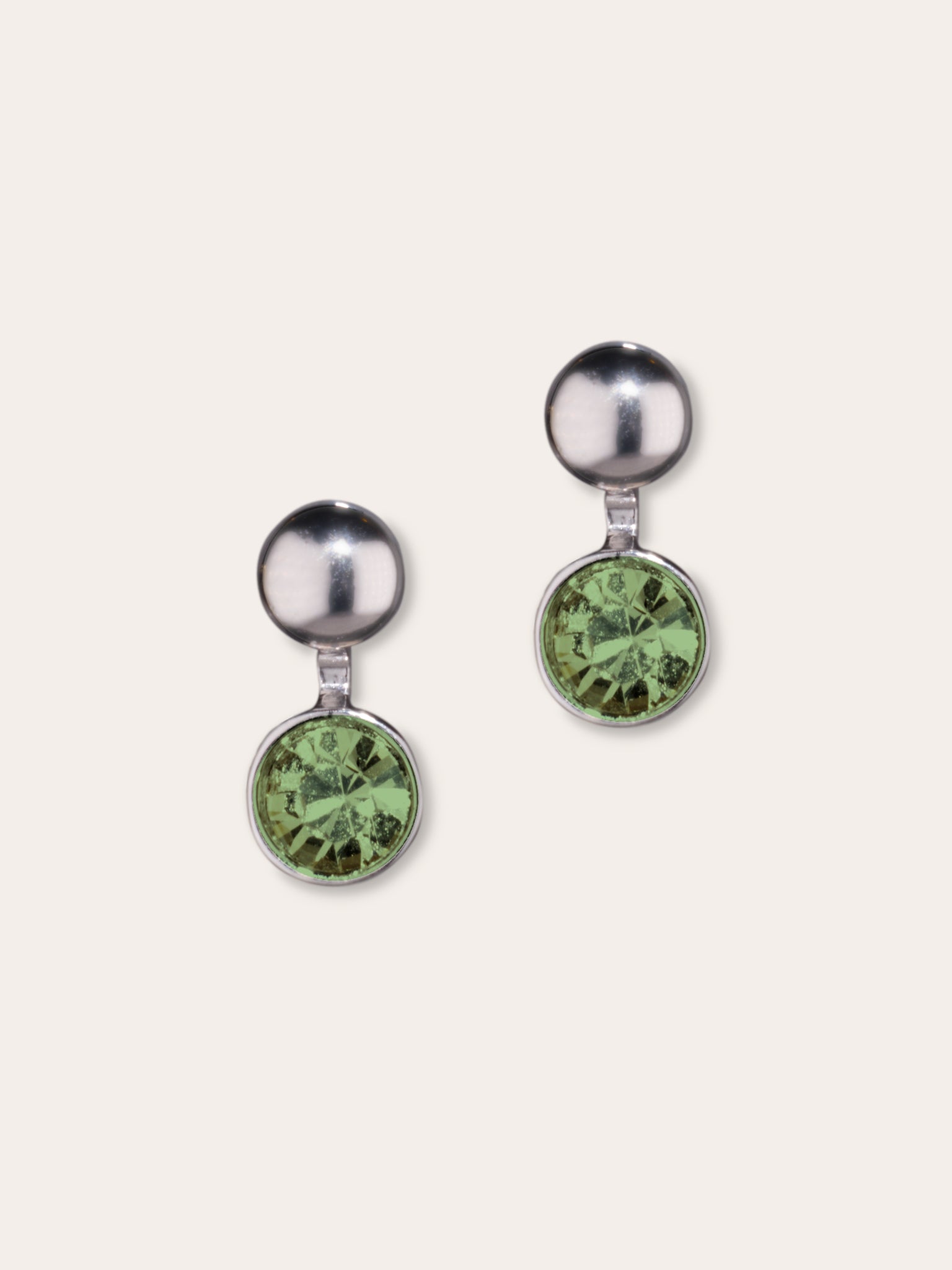 Boucles d’oreilles en cristal d’Autriche et acier inoxydable – Polare