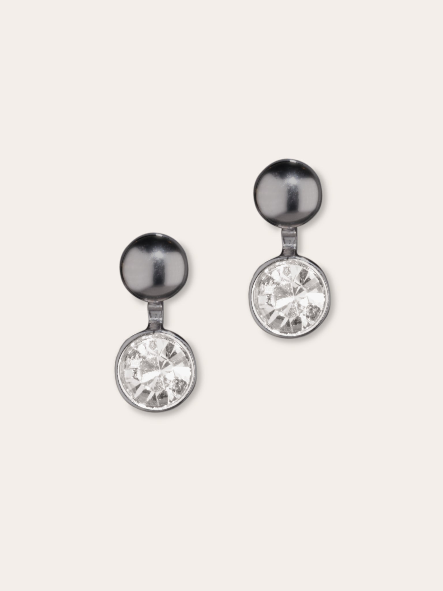 Boucles d’oreilles en cristal d’Autriche et acier inoxydable – Polare