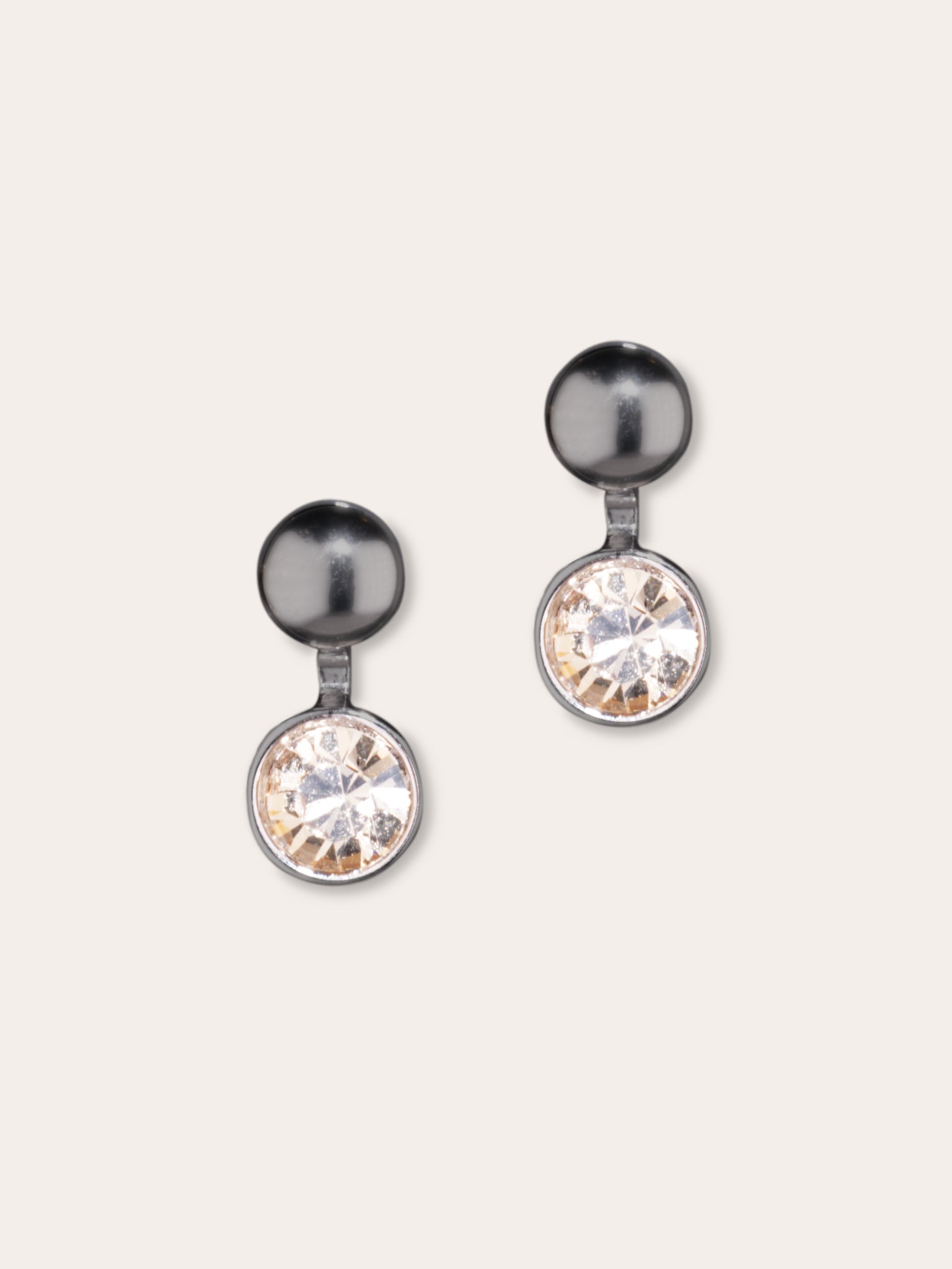 Boucles d’oreilles en cristal d’Autriche et acier inoxydable – Polare