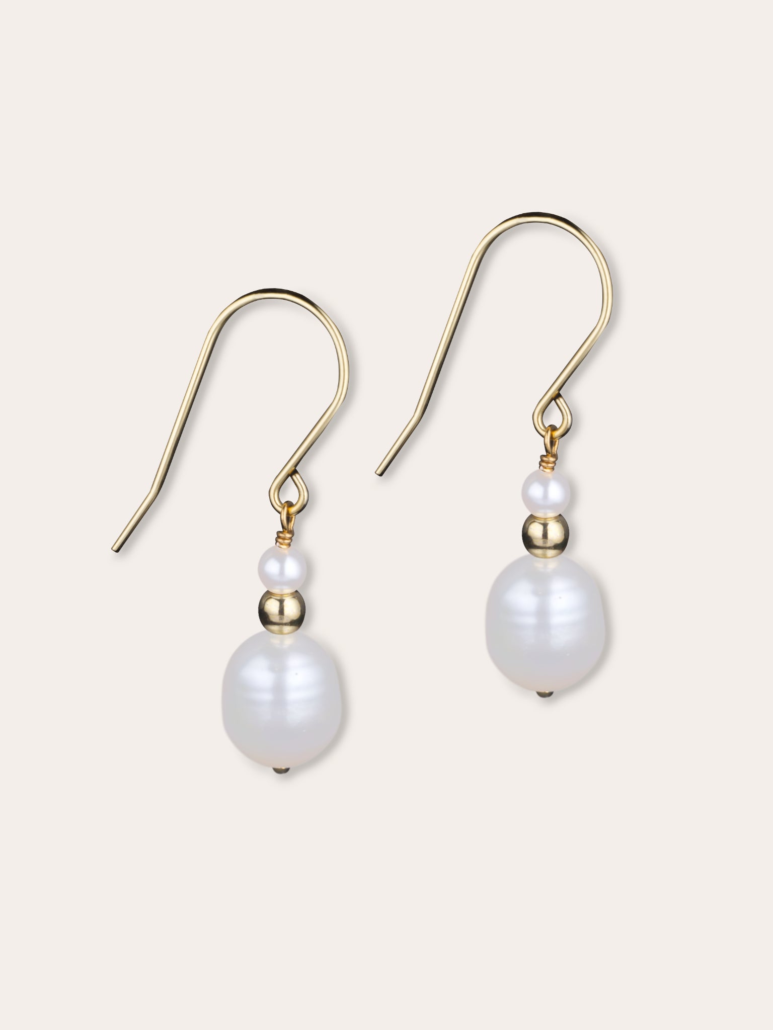 Boucles d’oreilles en nacre de cristal et perle de culture – Appeso