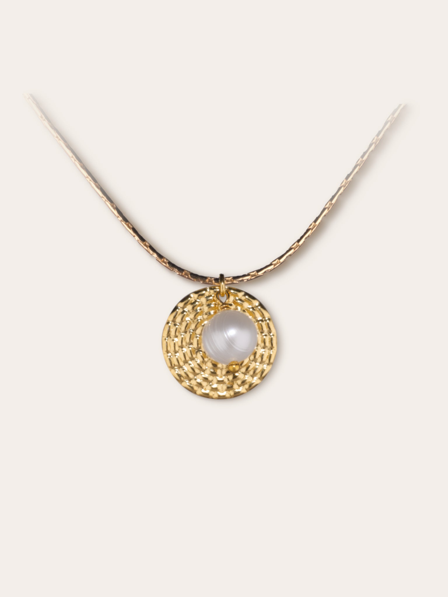 Gouden parelketting
