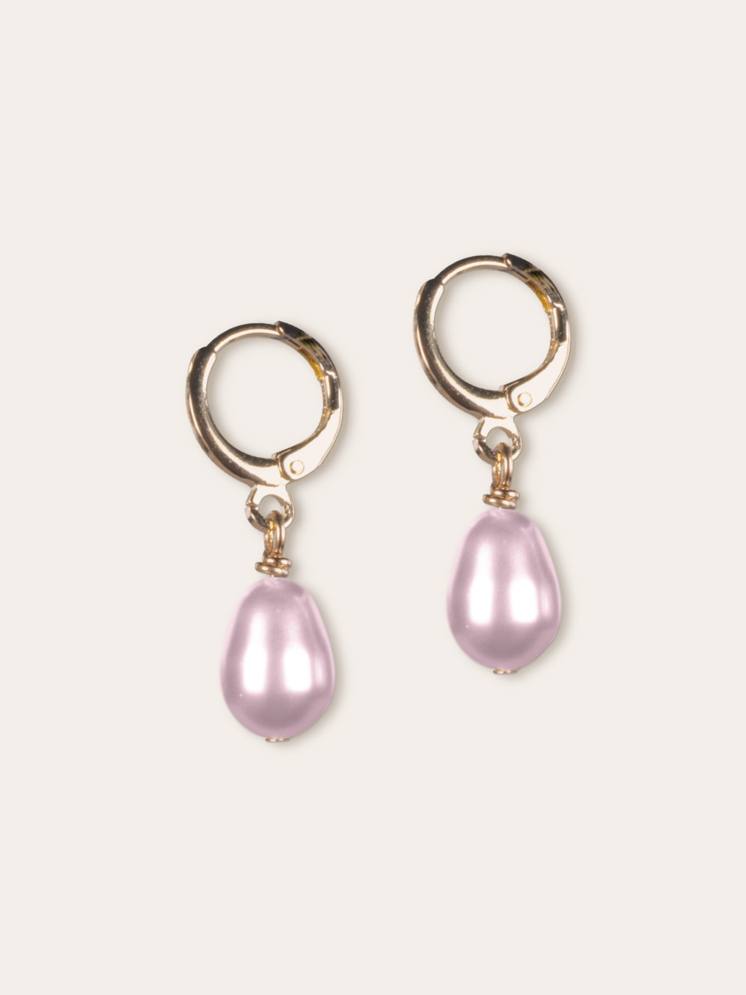 Boucles d’oreilles en nacre de cristal et acier inoxydable – Sublimo