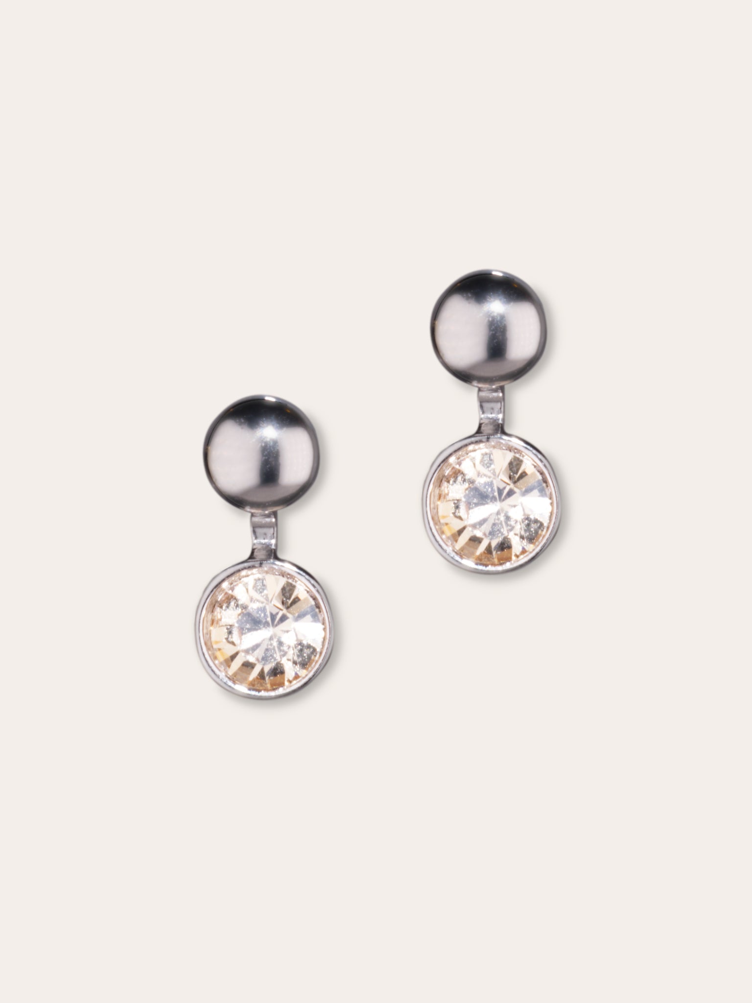 Boucles d’oreilles en cristal d’Autriche et acier inoxydable – Polare