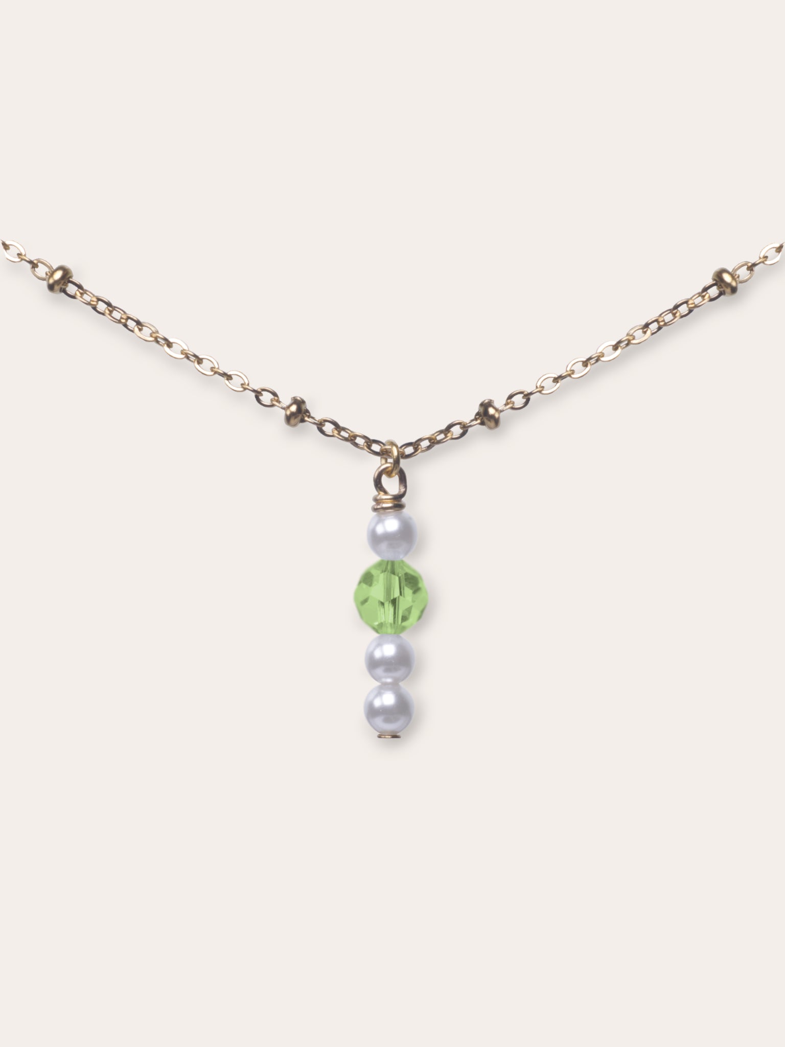 Collier en nacre de cristal et cristal d’Autriche – Monile