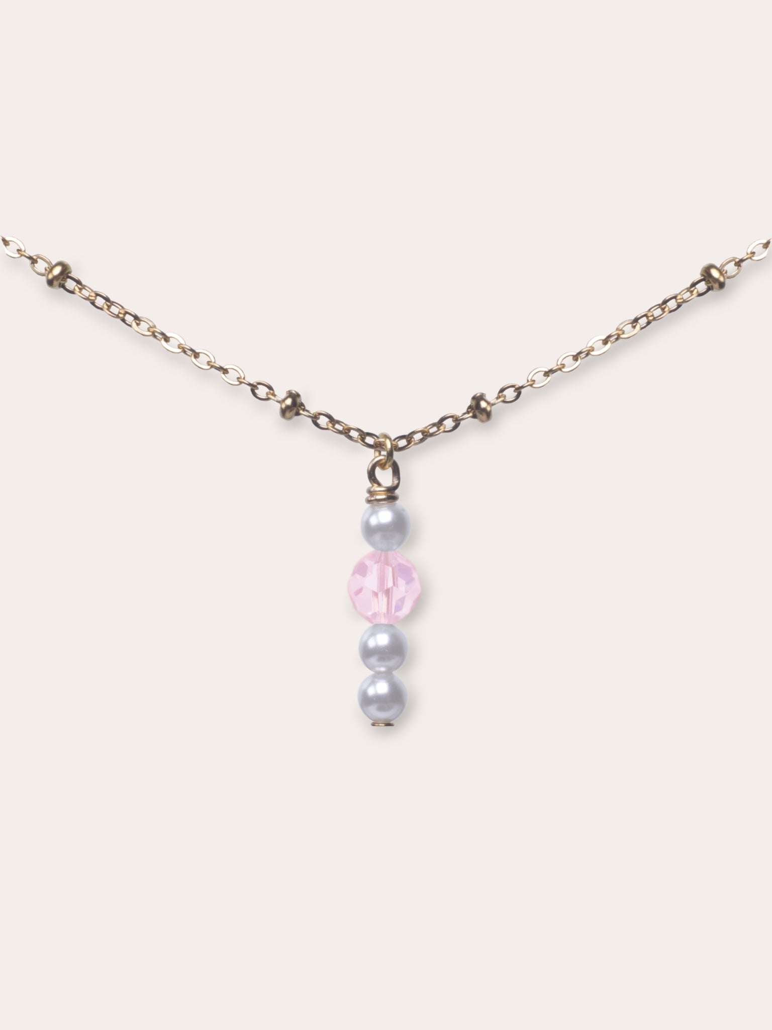 Collier en nacre de cristal et cristal d’Autriche – Monile